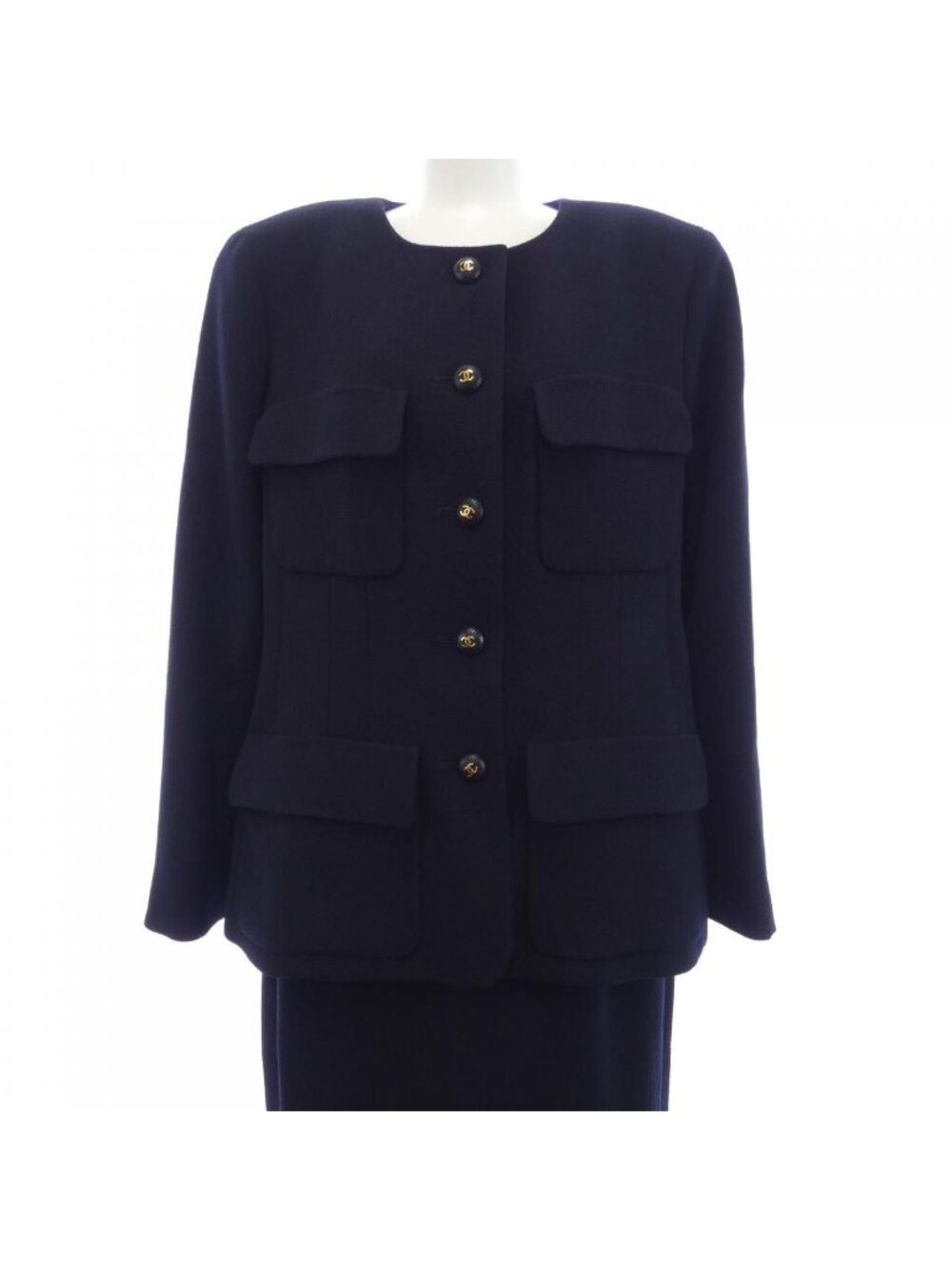 Chanel Vintage Suit Navy
